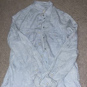 “Vintage boyfriend” long sleeve button up shirt